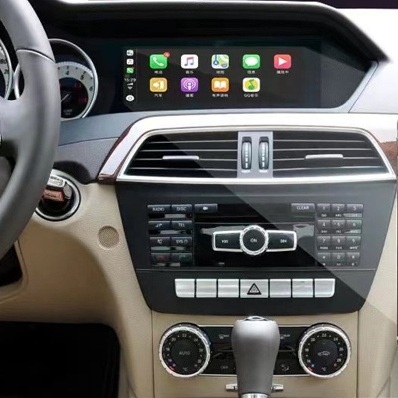 8.8 inch Android Car Stereo Multimedia Player for Mercedes Benz C Class W204 2011-2013 Carplay Auto Touch Screen Navigation GPS