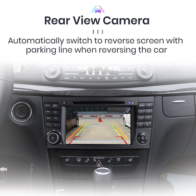7" AI Voice Android Auto Car Radio With Screen For Mercedes Benz E-Class W211 W219 E200 E220 E300 Multimedia RDS DSP 2 Din dvd
