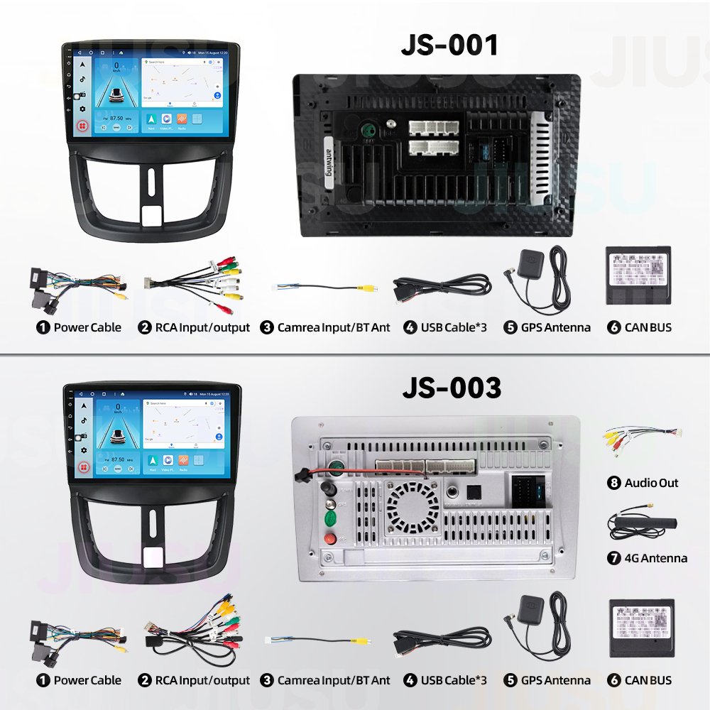 Touch Screen Android Car Radio GPS Navigation DVD Player Stereo Multimedia Audio System for Peugeot 207 207CC 2007-2014
