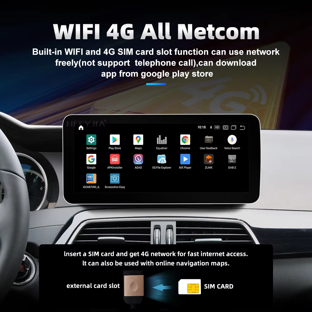 12.3Inch Touch DSP Audio Carplay GPS Android Auto GPS Dashboard Car Radio for Mercedes-Benz CLA GLA W176 2013-2018 BT LCD Screen