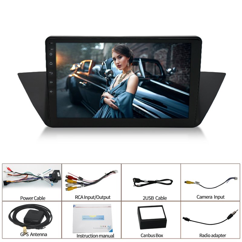 10 Inch Android 10.0 2Din Radio For BMW X1 E84 2009~2015 Car Stereo Audio Multimedia Player GPS Navigation