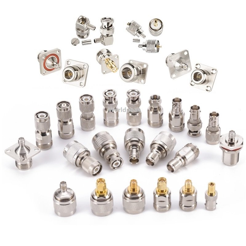 RF Coaxial Connector male female SMA Adapter BNC N to SMA F FME TNC QMA SO239 PL259 UHF Adaptor Coax Adapter