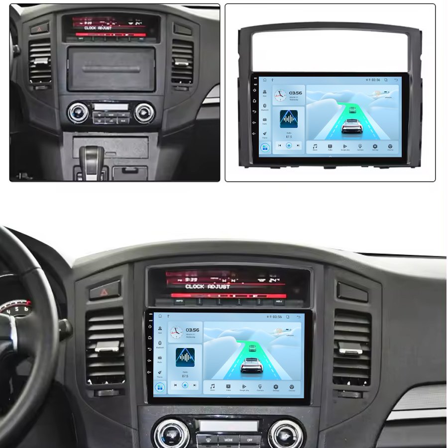 Android 13 2+32GB IPS 1280*720 Screen Car Radio For Mitsubishi Pajero V97 V93 2006 -2015 Video Stereo Carplay Auto
