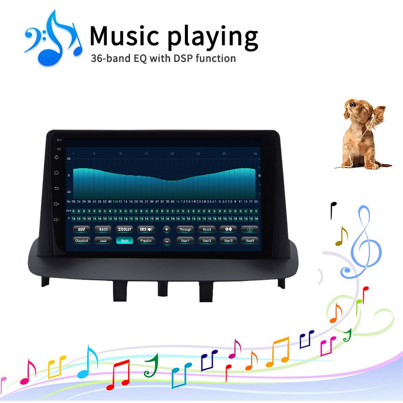 Android 10 Car Audio Radio For Renault Megane 3 Fluence 2008-2014 Car Video GPS Navigation