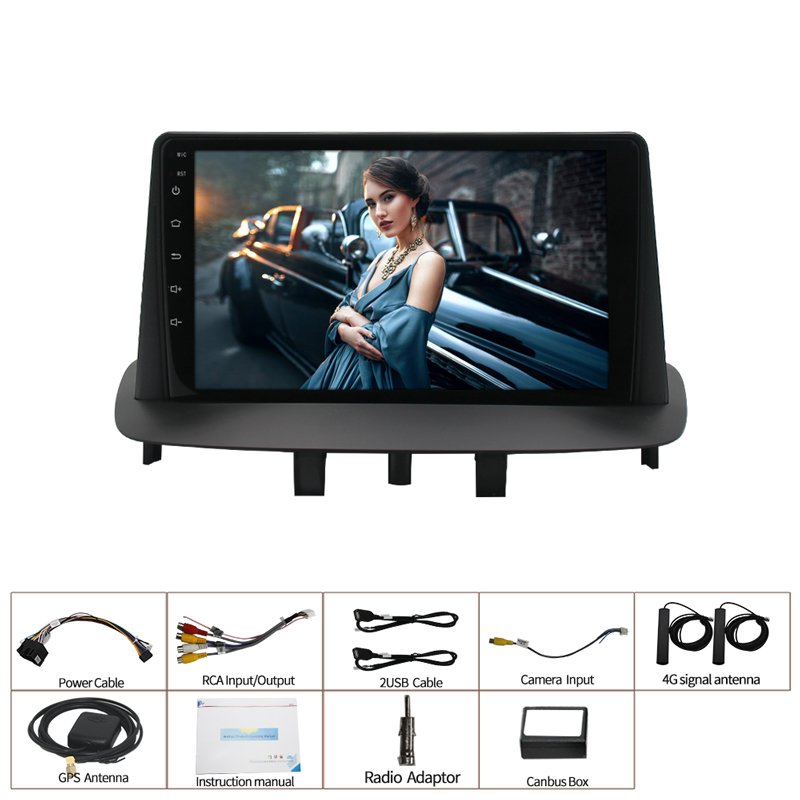Android 10 Car Audio Radio For Renault Megane 3 Fluence 2008-2014 Car Video GPS Navigation