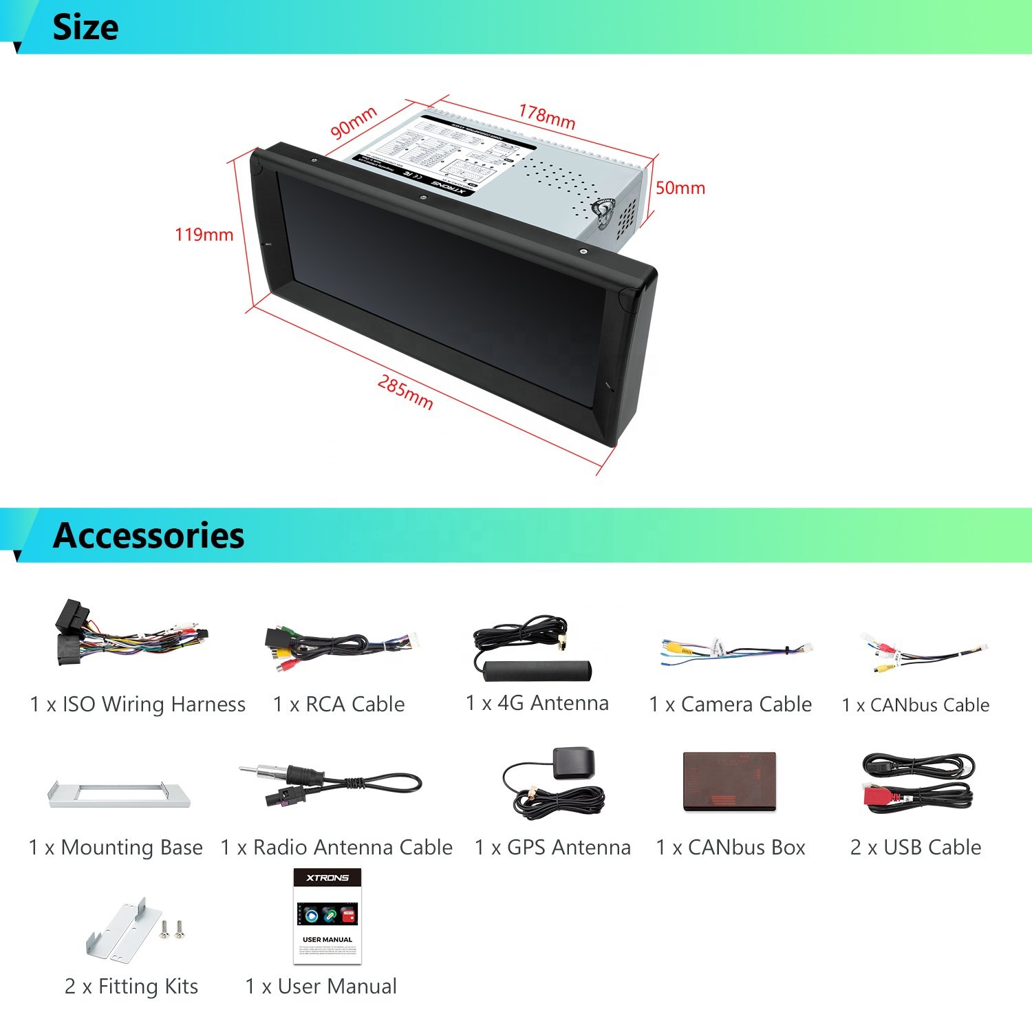 XTRONS 10.25 Inch Android 13 For BMW E39 M5 Carplay 4G LTE Android Auto Electronics Touch Screen Car Radio