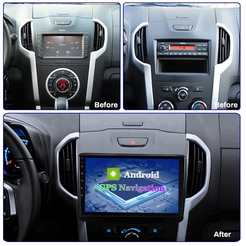 Android 12 9 inch IPS screen Head Unit GPS Car Radio carplay for Chevrolet S10 2015-2018 ISUZU D-Max