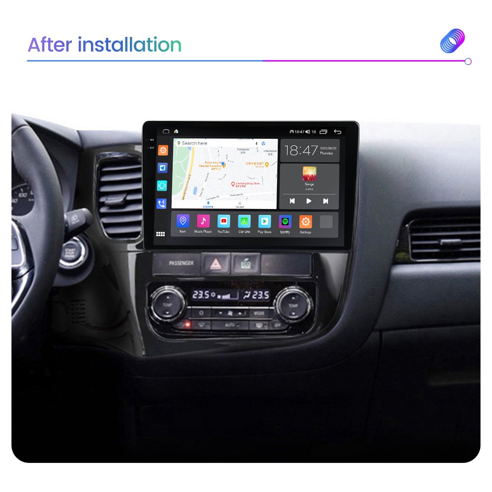 MEKEDE M6 PRO Car DVD player auto monitor 2K CP DTS for Mitsubishi Outlander 2012-2018 car radio