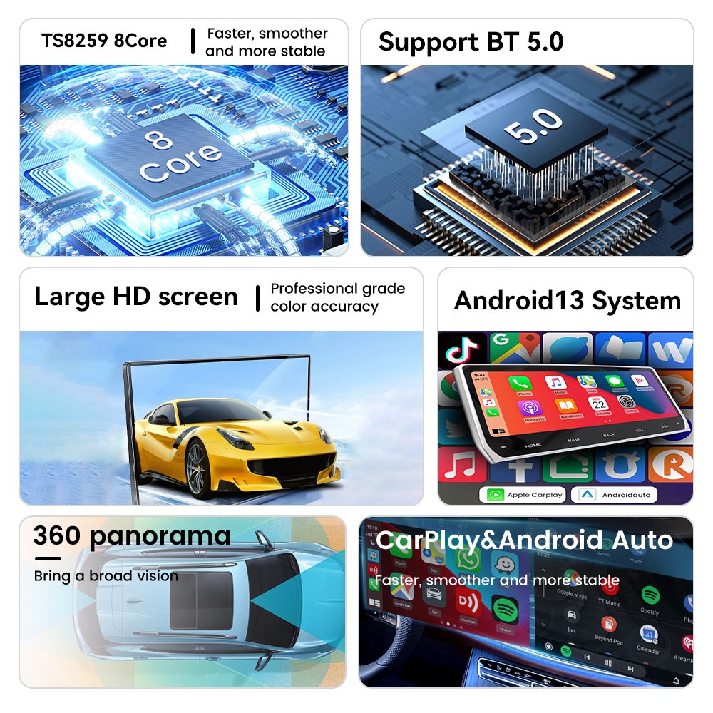 ZWNAV 8.4" Car Radio For Porsche Cayman 911/718 Boxster 2009-2015 Car Audio Multimedia Video Player GPS Navigation Car Screen
