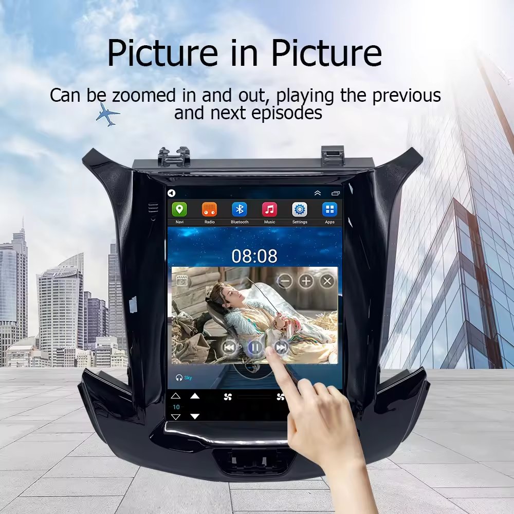 lelv Android 13 10.4 Inch Vertical Screen Style Car Gps Radio Navigation Player For Chevrolet New Cruze 2014-2017
