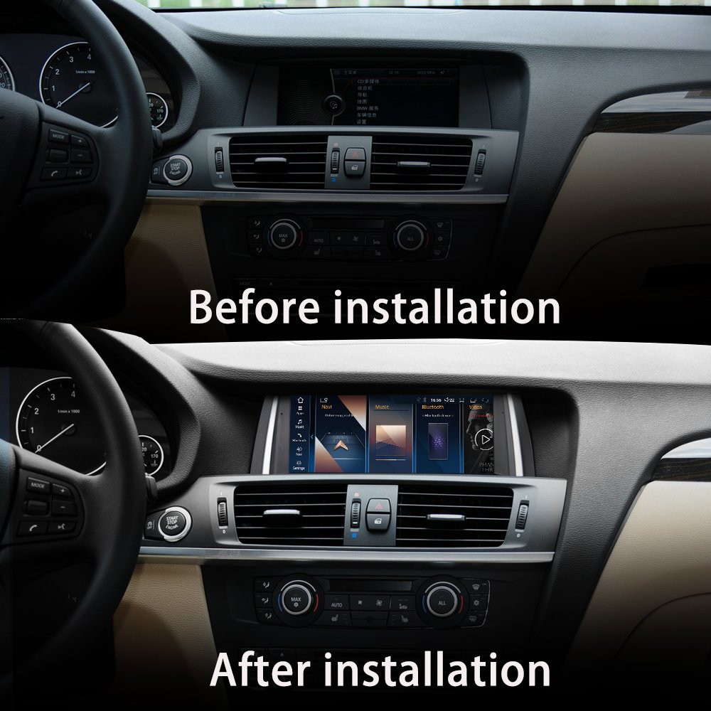 LELV 8.8 Inch Android 14 Car Radio Dvd Player For Bmw X3 F25 X4 F26 2014-2016 Multimedia Stereo Head Gps Navi Screen Carplay