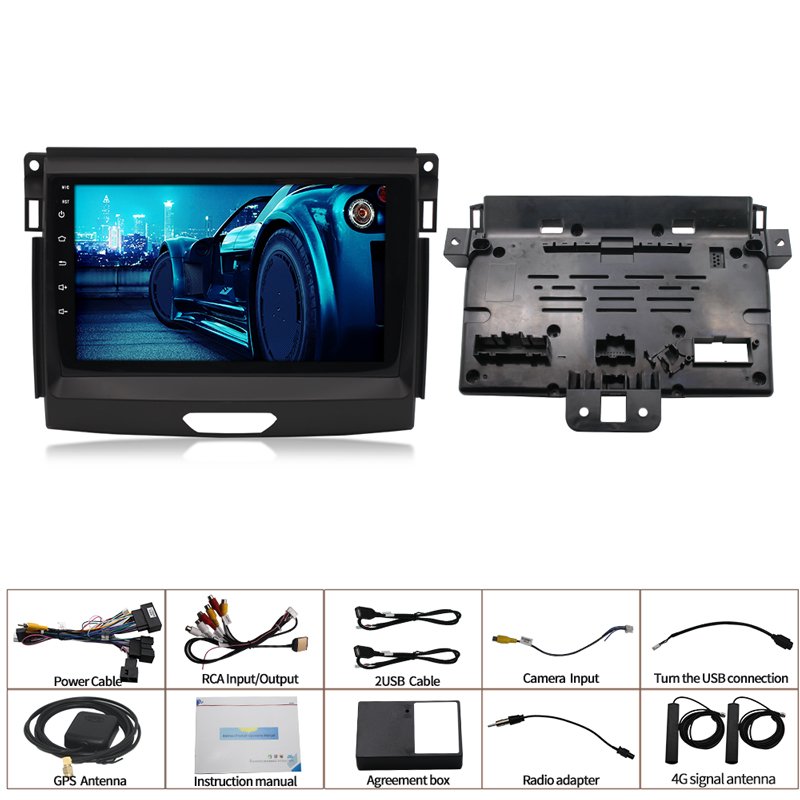 10 inch suitable for Chevrolet Explorer Android navigation player mp5 radio 4+64 built-in Carplay