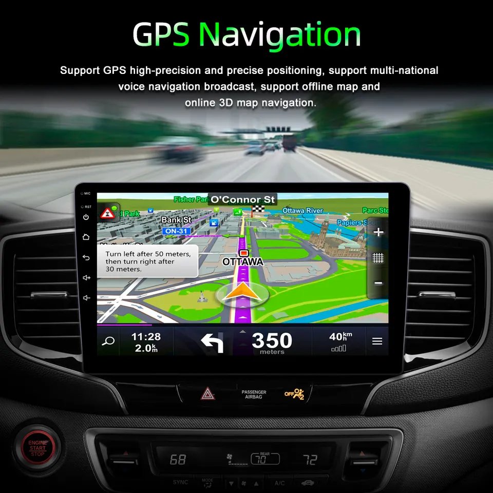 1280 800 high resolution 9 inch Android 12 radio android para pantalla Kia Cerato K3 Forte 2012-2016 navigation dvd dsp