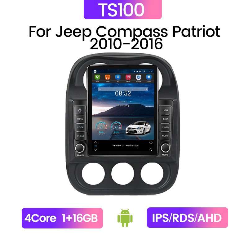 Mekede 4G WIFI car stereo android for Jeep Compass Patriot 2010-2016 Car Video GPS NAVI FM auto radio IPS audio system