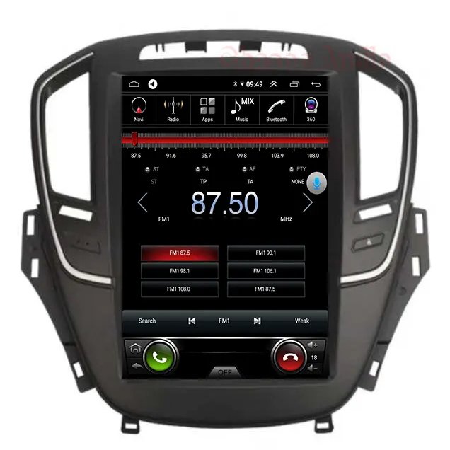 12.8 inch Android Car Radio Video Multimedia Player For Buick Regal 2014-2017 Tesla style screen car autoradio gps Navigation