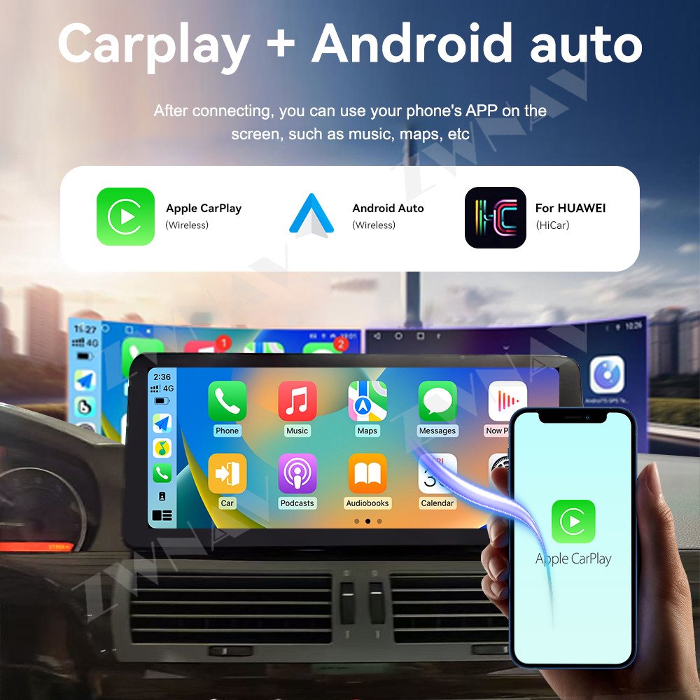 ZWNAV 10.25/12.3 Inch Carplay For BMW 7 Series E65 E66 2014-2017 Car Radio GPS Navigation Multimedia Video Player Display Screen