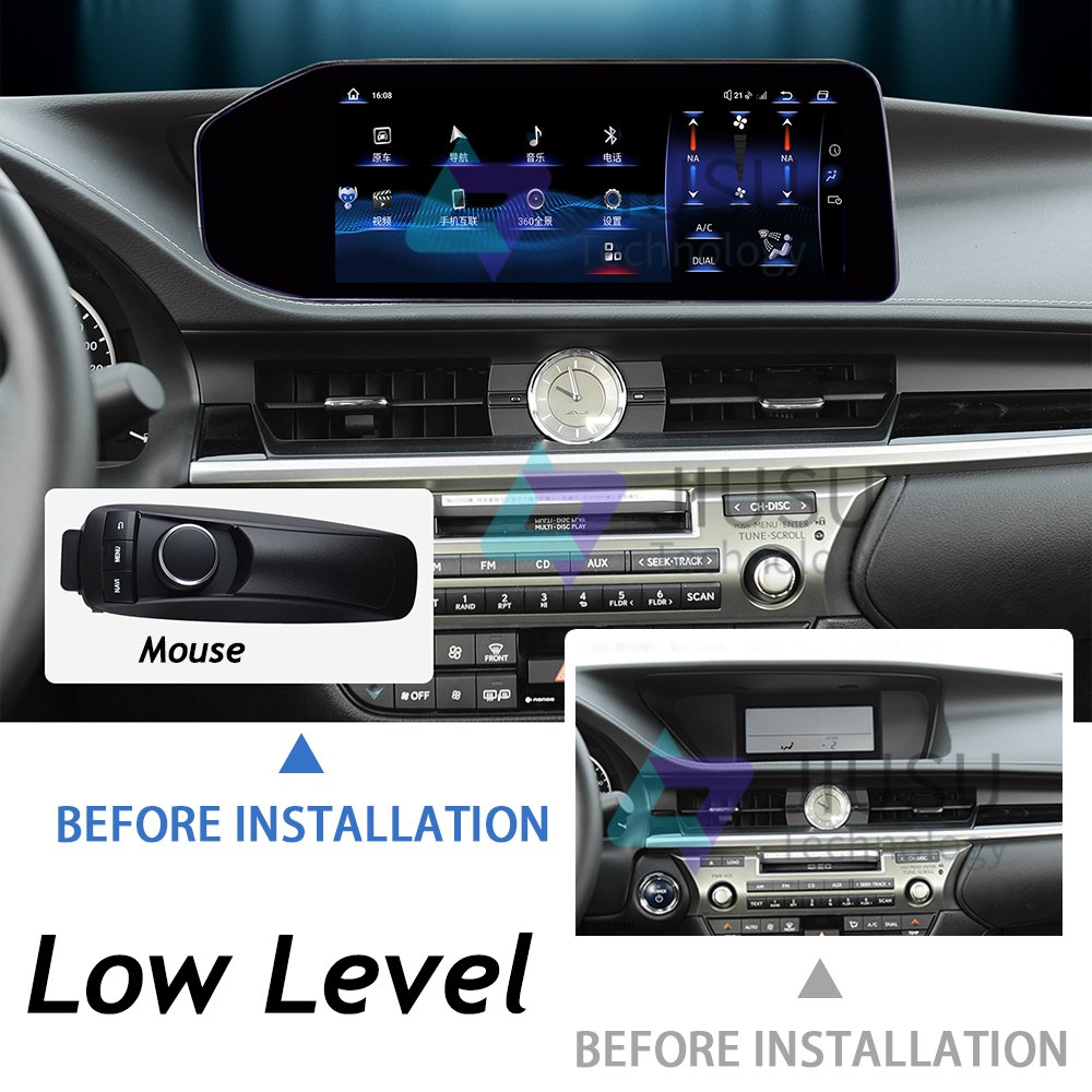 12.3'' Touch Screen Android Car Radio Navigation DVD Player Stereo Multimedia System for Lexus ES 2013-2018 with Carplay DSP DAB