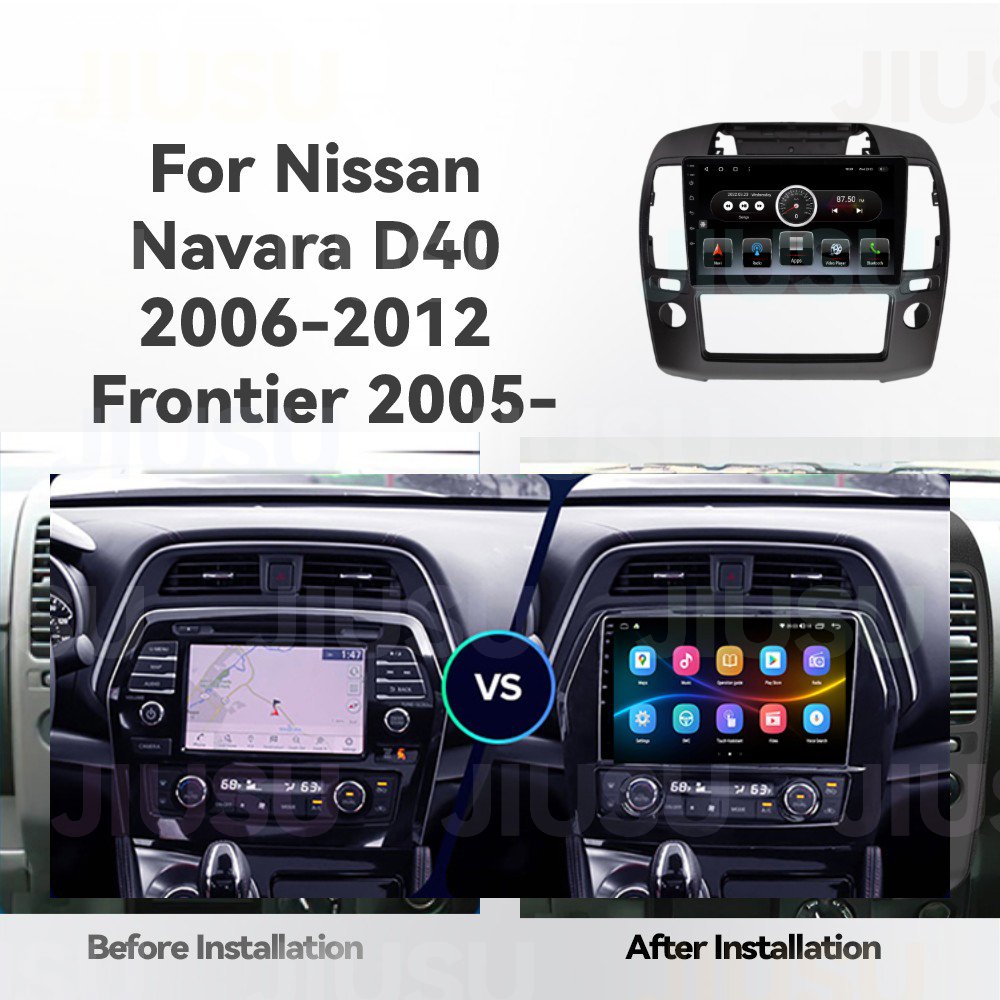 Android 12 Car Radio GPS DVD Player Stereo Multimedia Audio System for Nissan Navara D40 2006-2012 Frontier 2005-2009 Big Frame