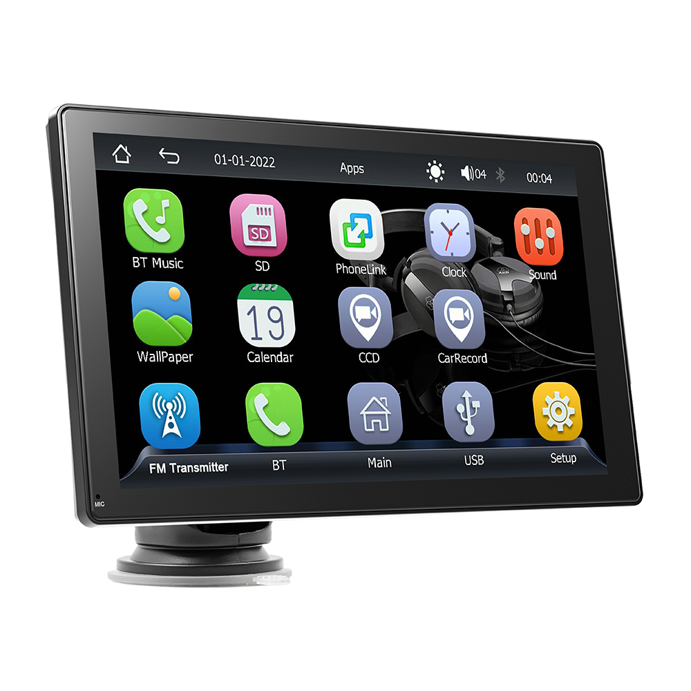 9 Inch Portable Wireless Carplay Mp5 Car Radio Player Bluetooth Android Auto Mirror car Stereo