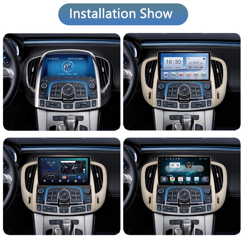 9inch Android 11 Car Radio For Buick LaCrosse 2009 - 2013 Multimedia Video Player GPS Navigation Stereo IPS Screen No DVD