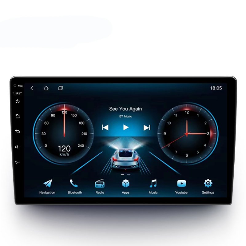 Universal Android auto Android 13 Carplay 9/10 Inch Touch Android Car Radio WiFi GPS Front USB Carplay Mirror Link WIFI