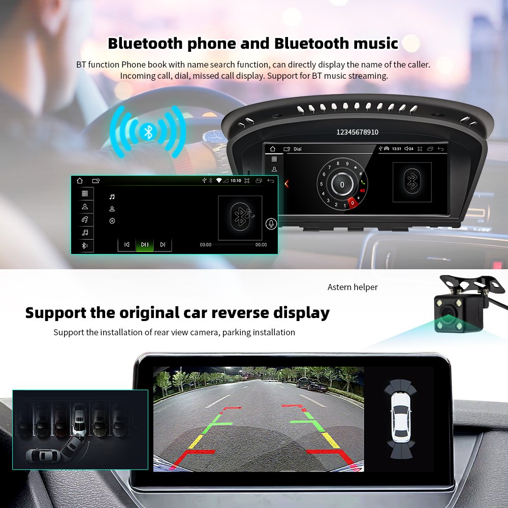 Zlh 10.25 " Android 13 Touch Screen Car Stereo Carplay Auto For Bmw1 3 5 Series X3 X1 X5 E84 E60 E70 Radio Video Dvd Navigation