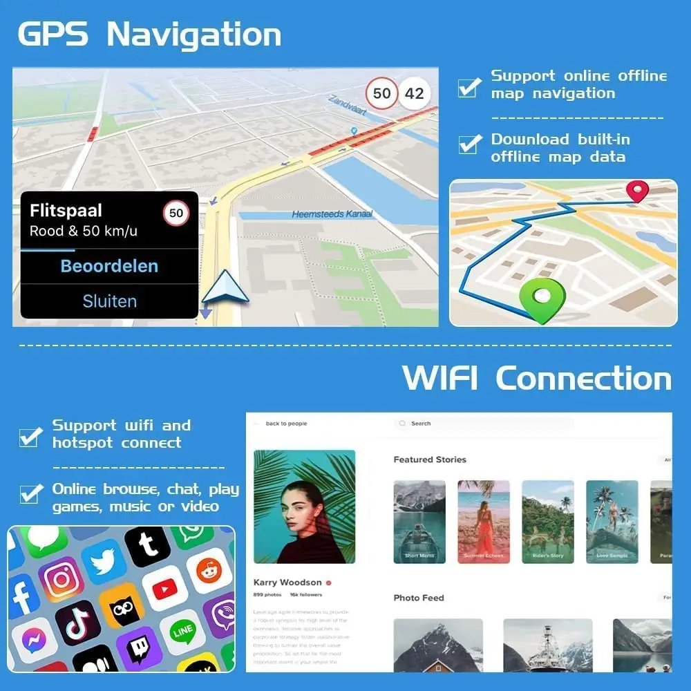 8+128G 8 Core 7'' Android Car Radio Carplay Android Auto IPS Screen For Toyota Corolla DSP 4G WIFI USB BT FM RDS OEM