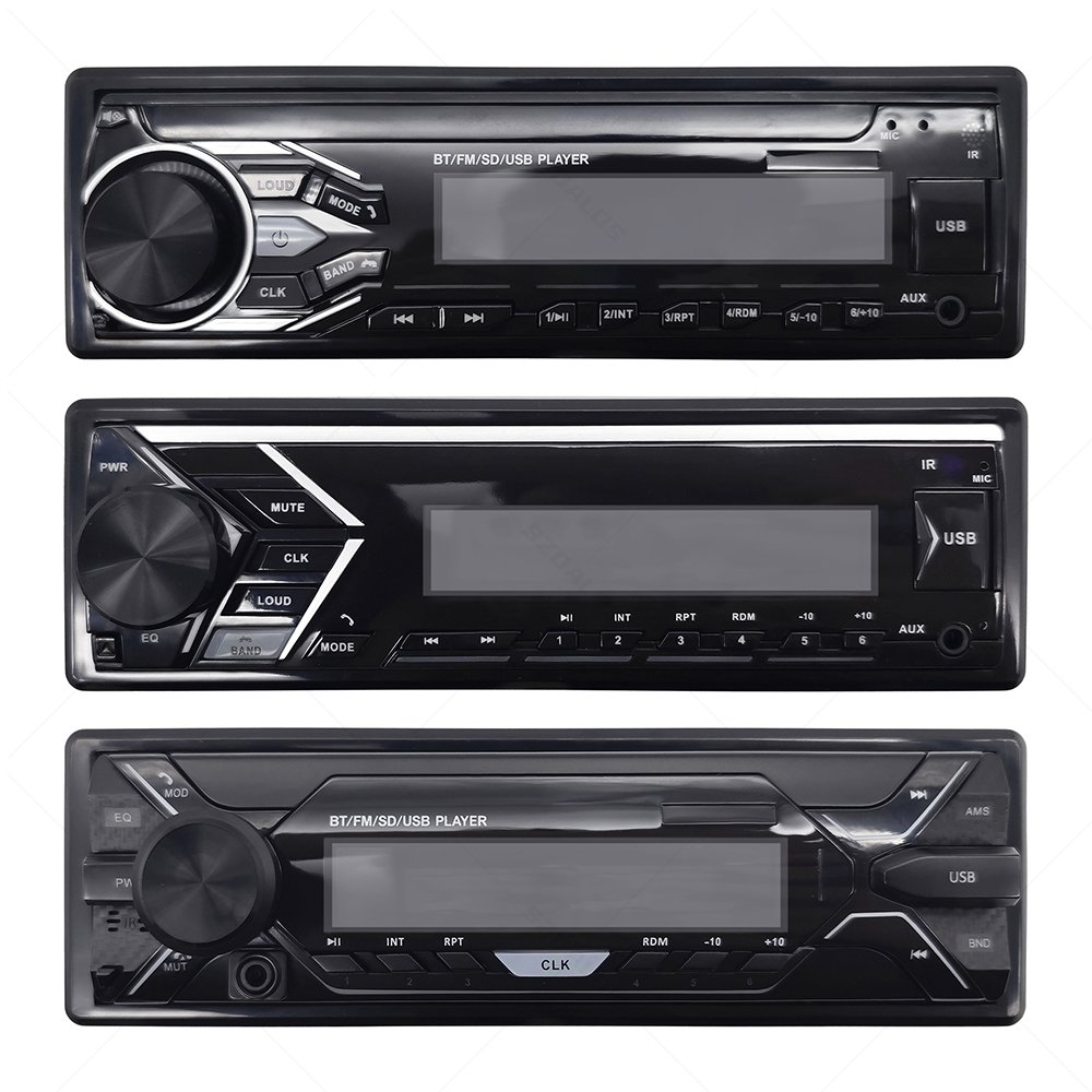 Detachable Car Mp3 Player Auto Radio With AM FM Bt Phone App Control Dual USB LCD Screen