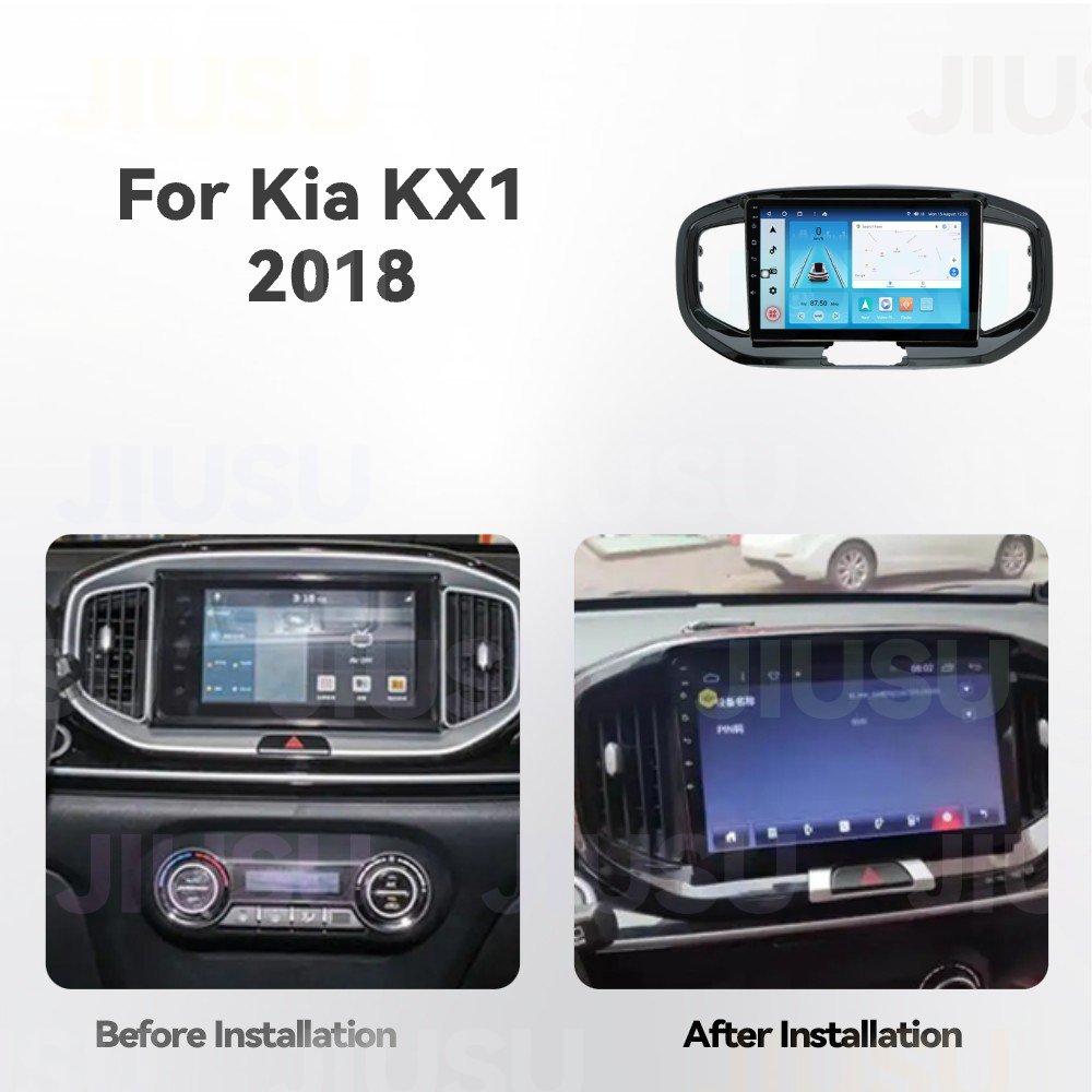 Touch Screen Android 12 Car Radio GPS Navigation DVD Player Stereo Multimedia Audio System for Kia KX1 2018 with Carplay DSP DAB