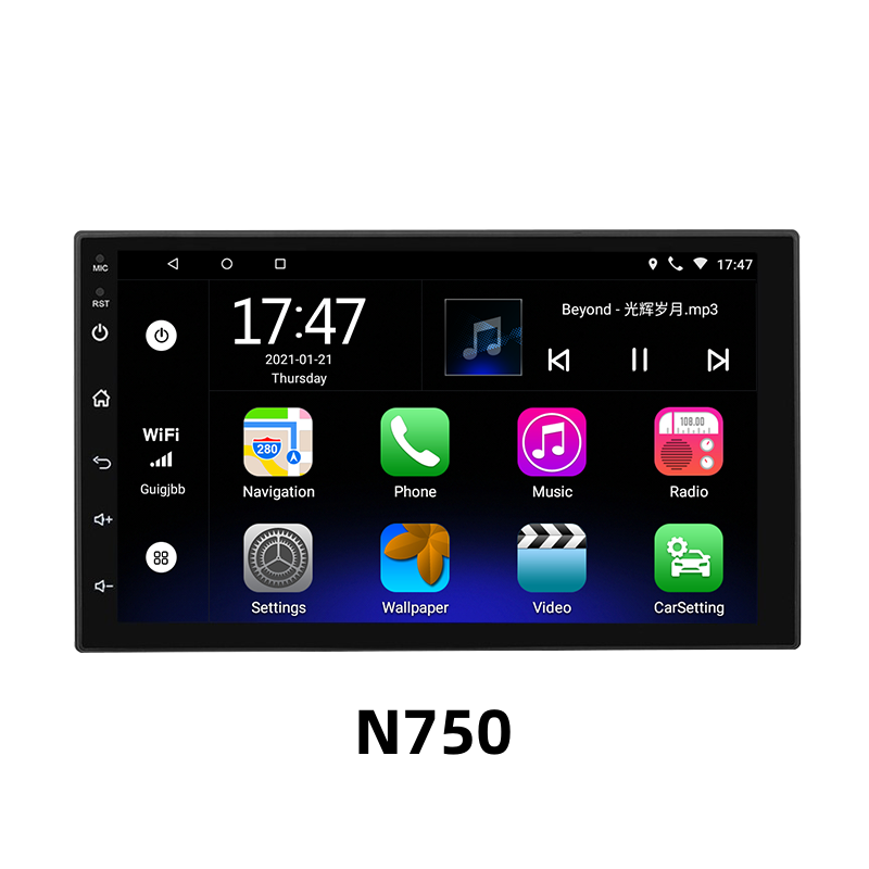 universal 2 din music dsp multimedia fm stereo gps player 7/9/10.1 inch touch screen android car radio