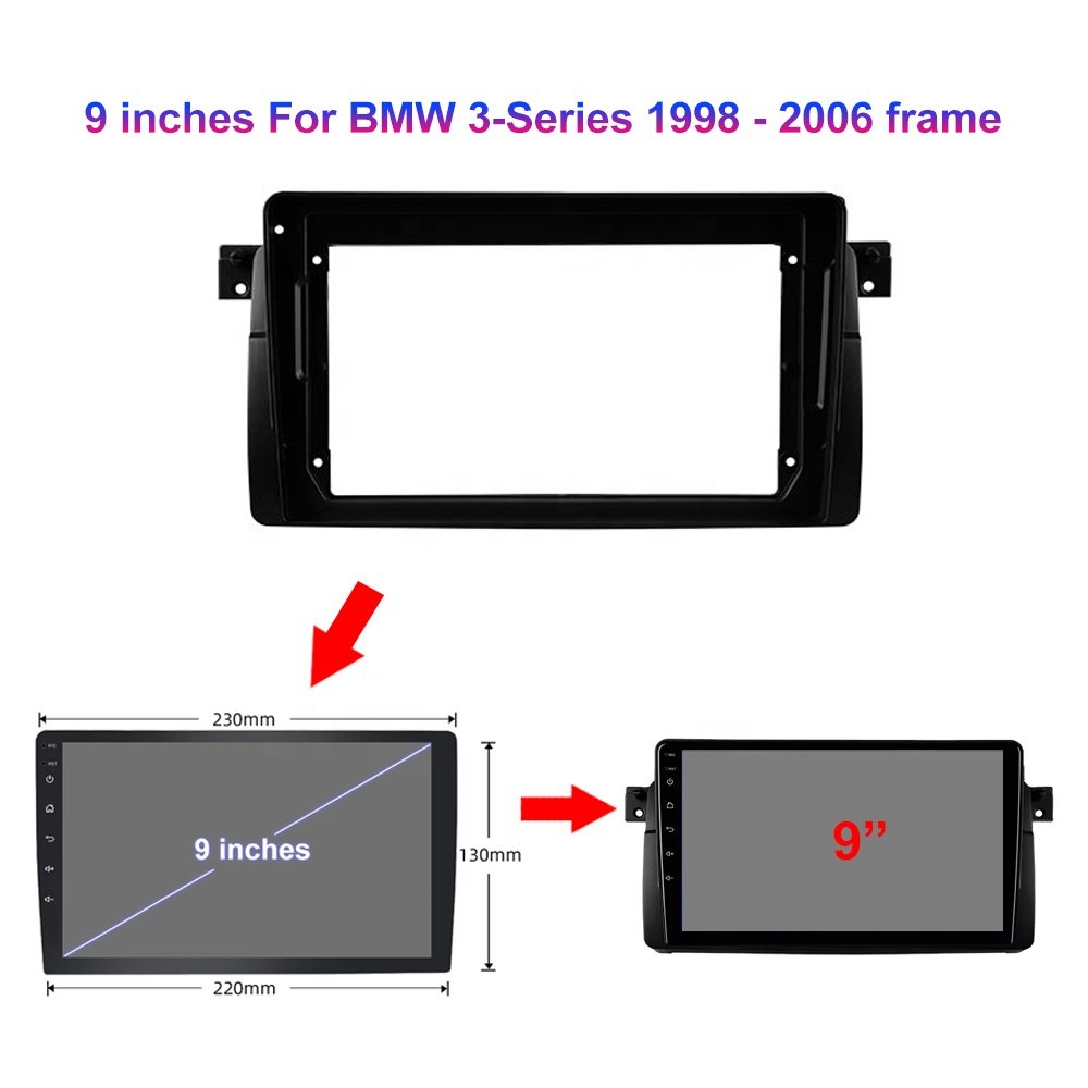 Jmance 9 Car Radio Android For Bmw 3-Series E46 1998 1999 2000 2001 2002 2003 2004 2005 2006 Frame Carplay Auto Stereo