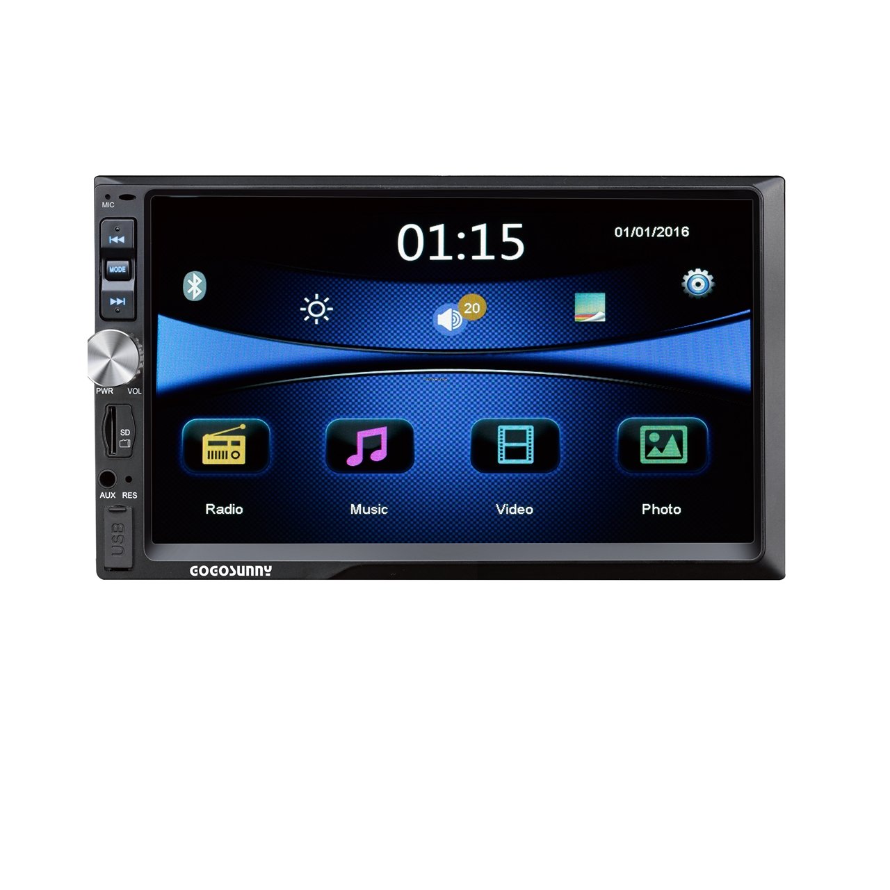 car mp4/mp5 video player lcd display music system android 7 inch car radio connect with your smartphone