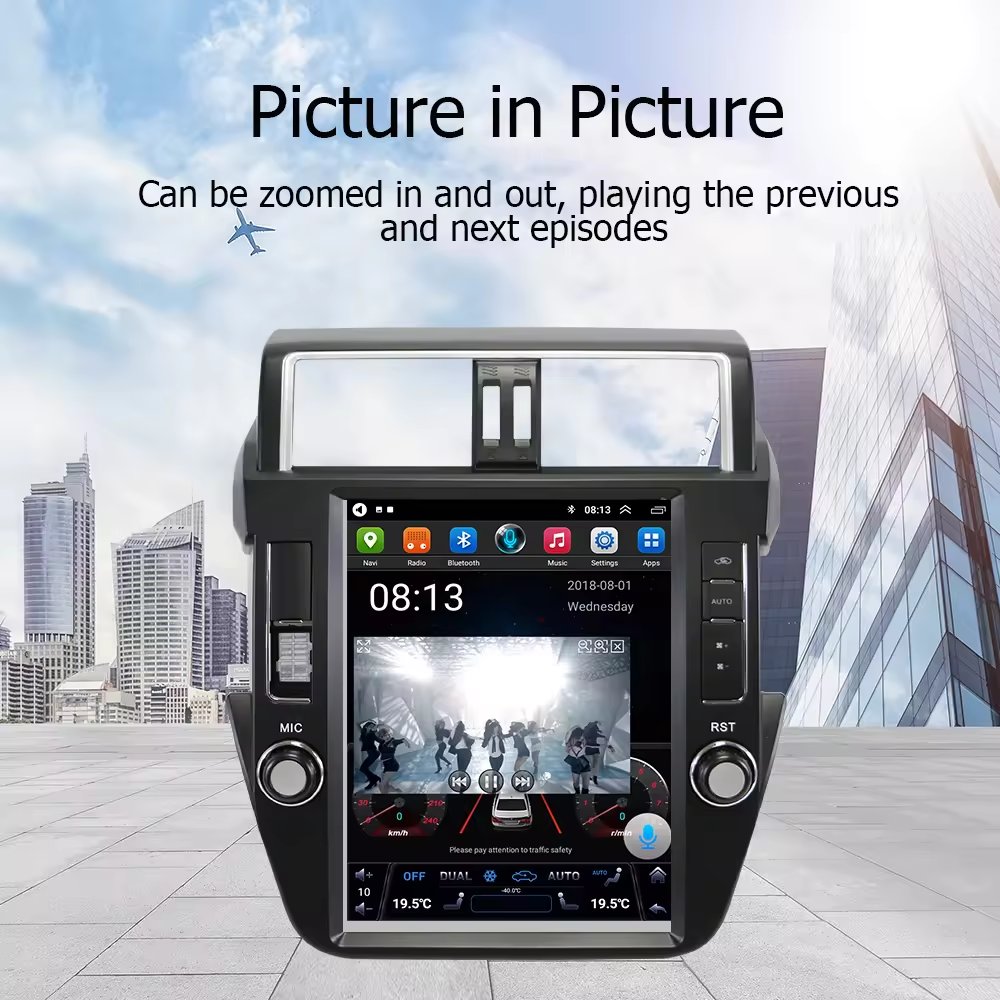 Lelv Car Radio For Toyota Land Cruiser Prado 2014-2017 With Touch Screen Multimedia Video Player Navigation Gps Stereo Carplay