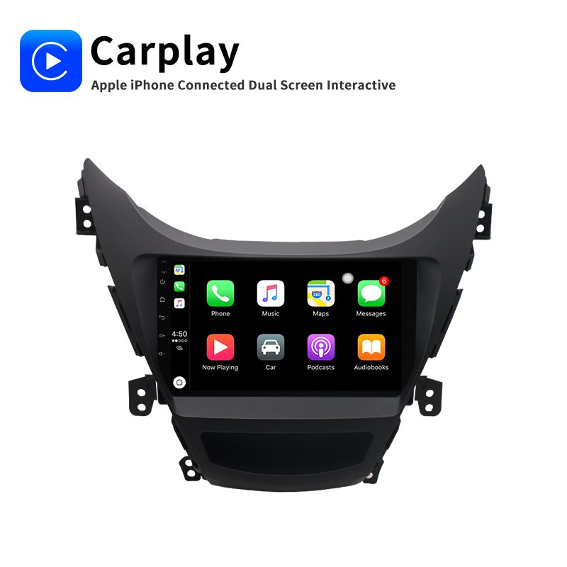 Android 10.0 Car radio audio dvd player for Hyundai elantra 2011-2013 Car Stereo Built-in GPS navigation 4+64GB