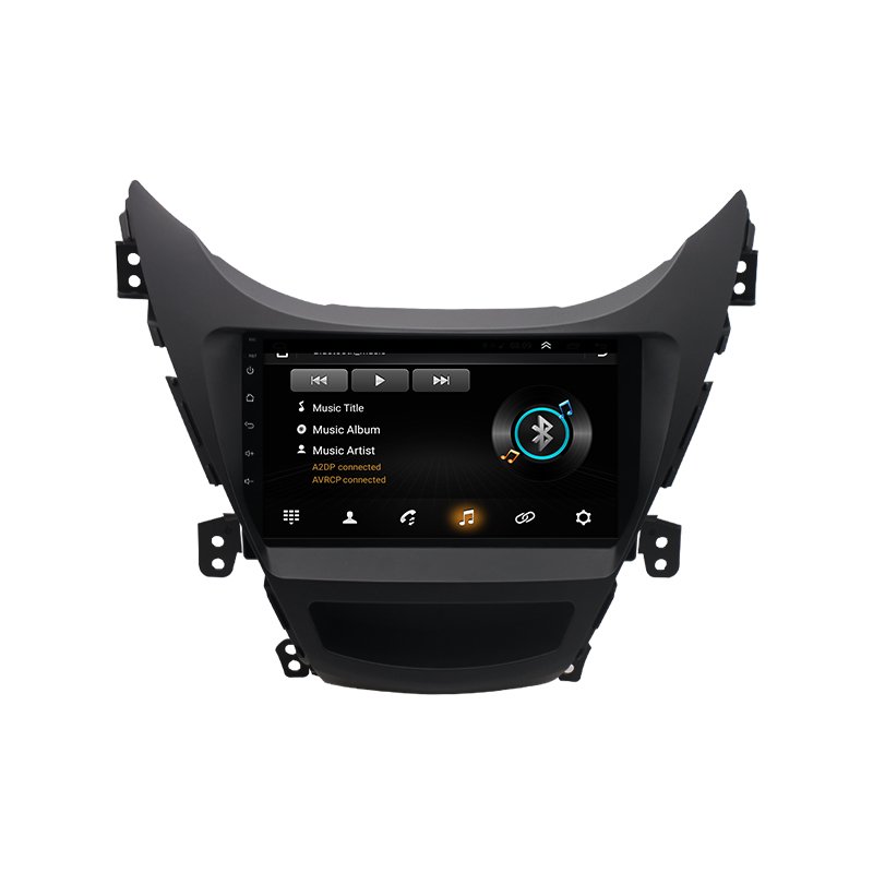 Android 10.0 Car radio audio dvd player for Hyundai elantra 2011-2013 Car Stereo Built-in GPS navigation 4+64GB