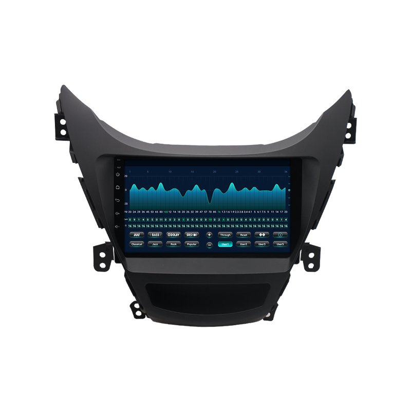 Android 10.0 Car radio audio dvd player for Hyundai elantra 2011-2013 Car Stereo Built-in GPS navigation 4+64GB