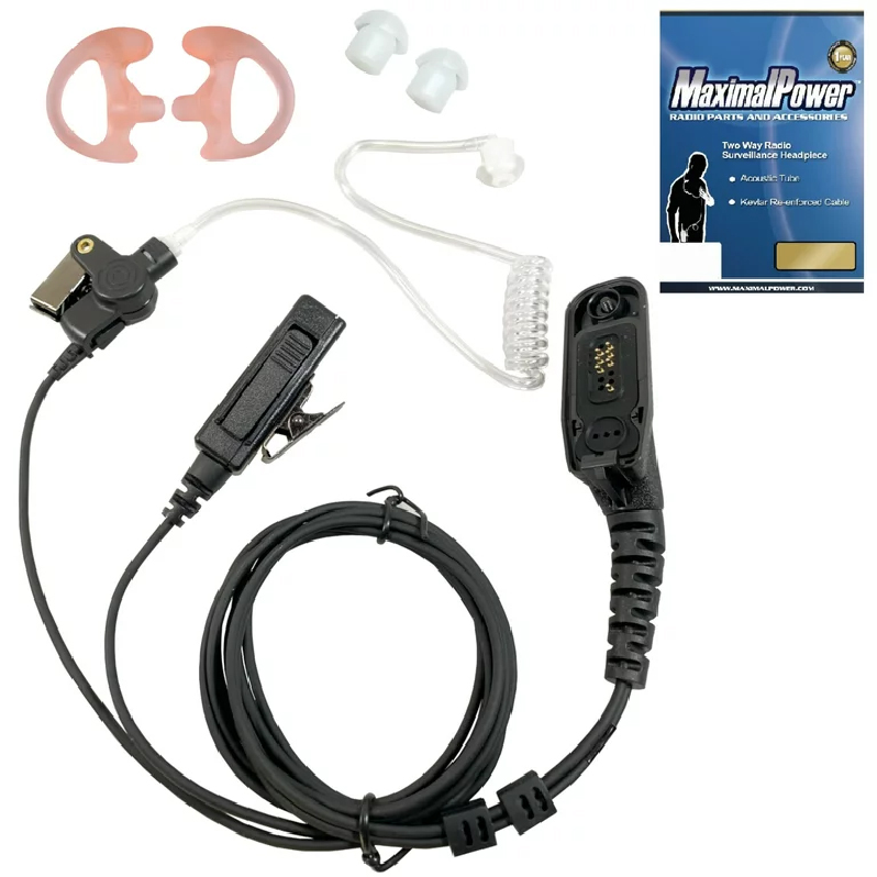 Oem Walkie Talkie Accessories Two Way Radio Earpiece Motorola Xpr 6350 6550 Xpr 7350 Headset Acoustic Tube And Ptt Microphone