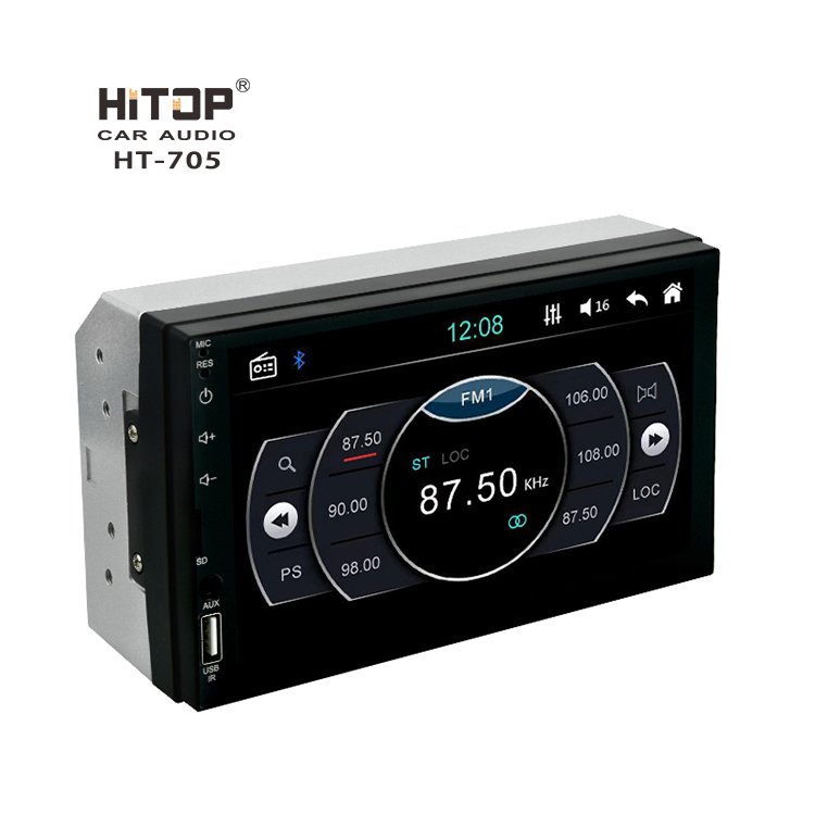 2 Din Car Radio Stereo FM/MP3/MP4/Audio/Video/USB Auto 7 inch Screen Car MP5 Player with Mic