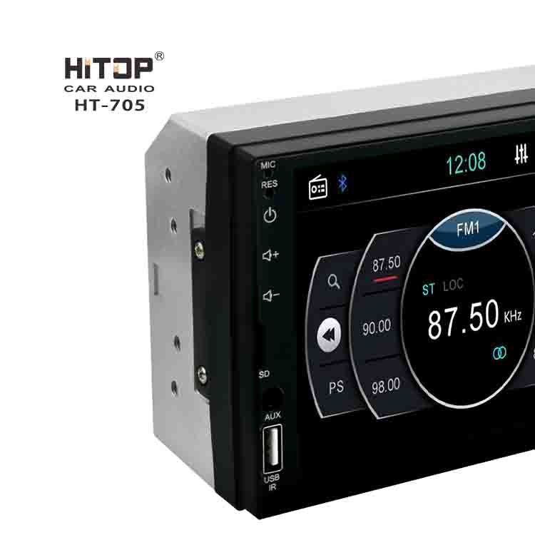2 Din Car Radio Stereo FM/MP3/MP4/Audio/Video/USB Auto 7 inch Screen Car MP5 Player with Mic