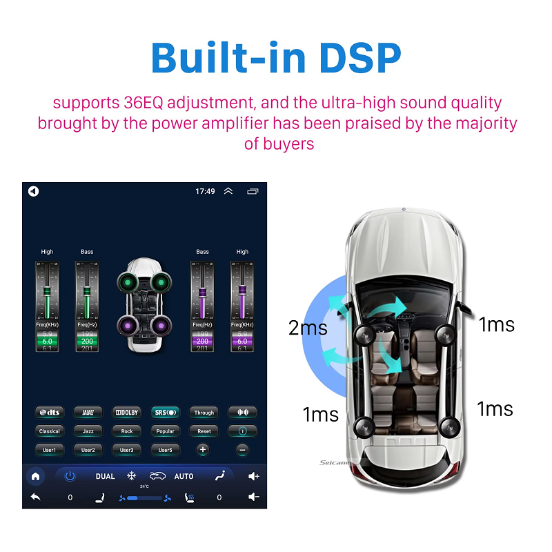 HD Touchscreen Android 9.7 Inch Car Radio GPS Navigation Digital TV Carplay For 2013-2015 HAIMA S7 Car Multimedio Player