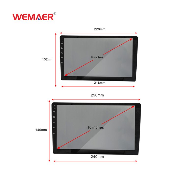 Wemaer GT 4+64G Android 360 Degree Car 4-way Recording Panorama Camera Touch Screen Navigation GPS Car Radio Player