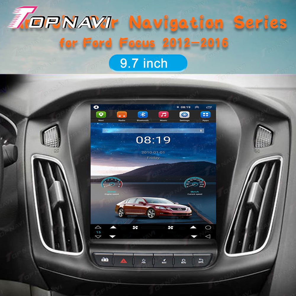 2G+32G Android Car Stereo for Ford FOCUS 2012 - 2016 9.7 Inch Touch Screen Car Radio with GPS Navigation WiFi