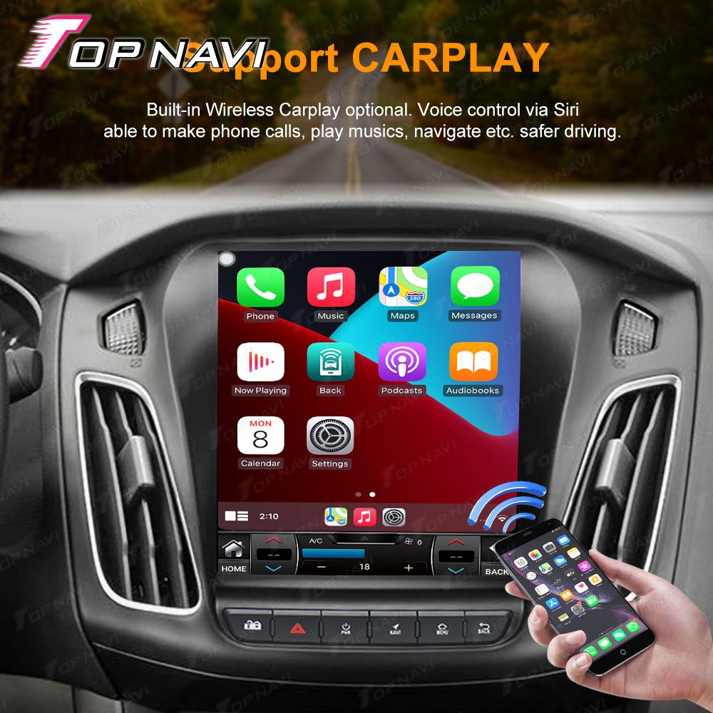 2G+32G Android Car Stereo for Ford FOCUS 2012 - 2016 9.7 Inch Touch Screen Car Radio with GPS Navigation WiFi