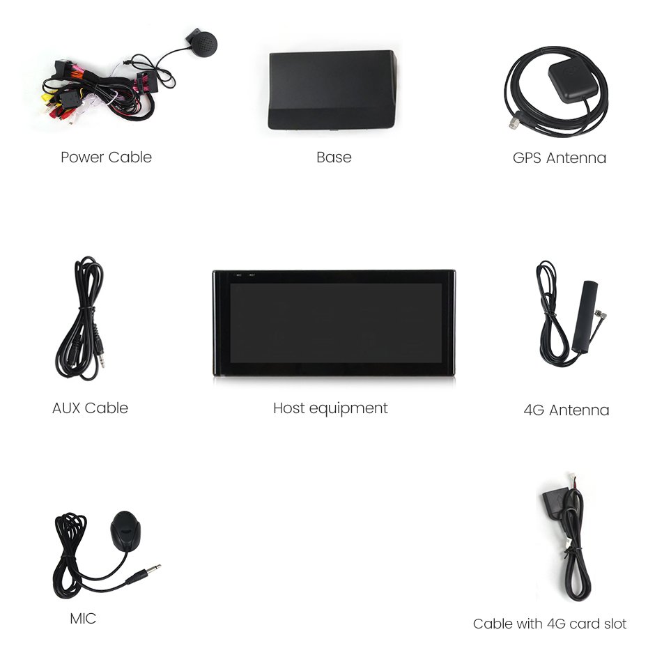 Mekede Qualcomm Snapdragon 680 control car radio DSP DVR with car play for Audi A3 2014 2020