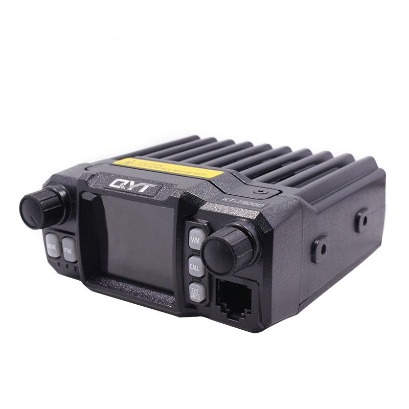 QYT KT-7900D Mobile Radio 25W Quad Band Quad Display 144/220/350/440MHZ Car Mobile Radio Ham Radio Station KT7900D