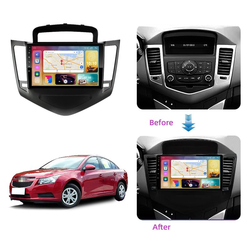 HENGMALL Android car radio For Chevrolet Cruze J300 2009-2015 gps navigation 2.5D touch screen car stereo audio player