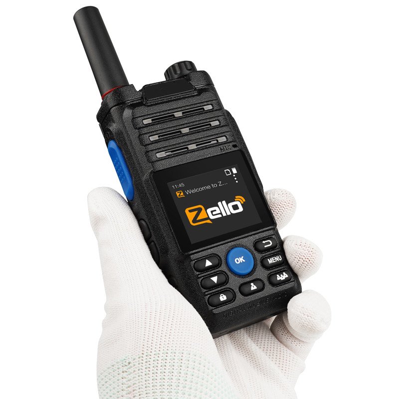 SIM Card 4G 3G GSM Network Radio WIFI POC Handheld Transceiver Walkie Talkie baofeng Zello PTT tengnai Long Range Black