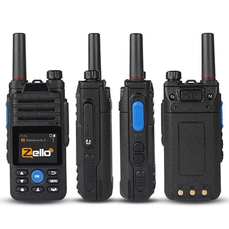 SIM Card 4G 3G GSM Network Radio WIFI POC Handheld Transceiver Walkie Talkie baofeng Zello PTT tengnai Long Range Black