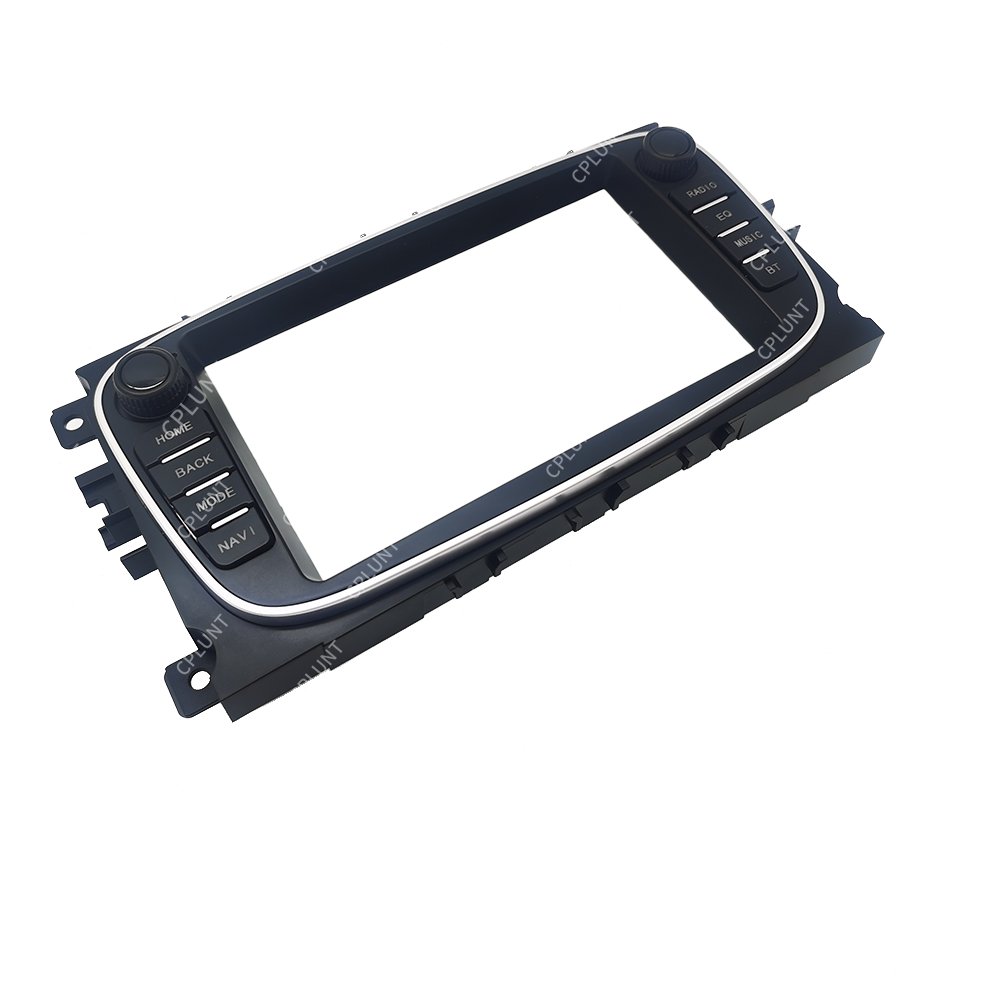 Car DVD Player Frame FOR FORD C-MAX Kuga Focus S-Max Mondeo Galaxy 2006-2011 7inch BLACK Touch screen Android radio Farme stereo