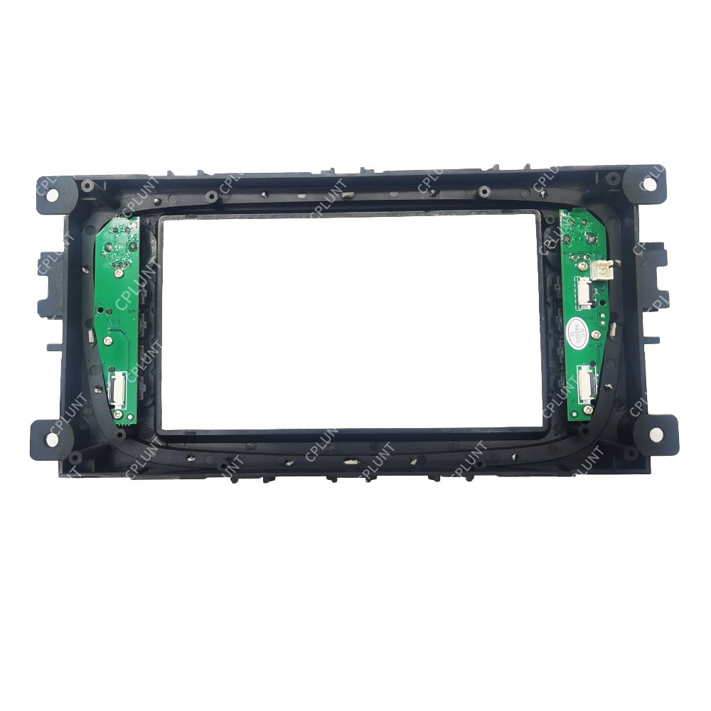 Car DVD Player Frame FOR FORD C-MAX Kuga Focus S-Max Mondeo Galaxy 2006-2011 7inch BLACK Touch screen Android radio Farme stereo
